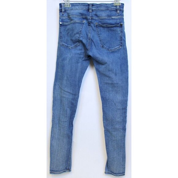 4 Skinny Jeans Lot s 28/30 Teen Blue Black Ripped Stretch Mid Rise Casual Rue 21 - Picture 11 of 16